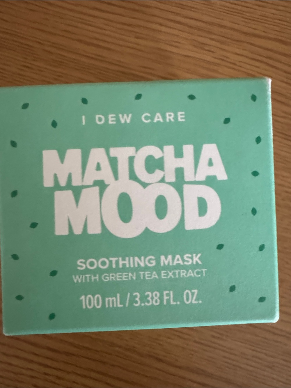 I Dew Care Matcha Mood Soothing Mask